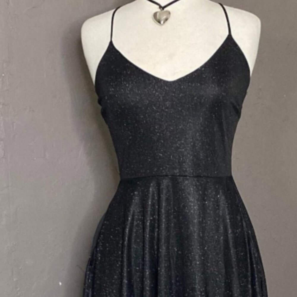 Windsor Black Sparkly Dress